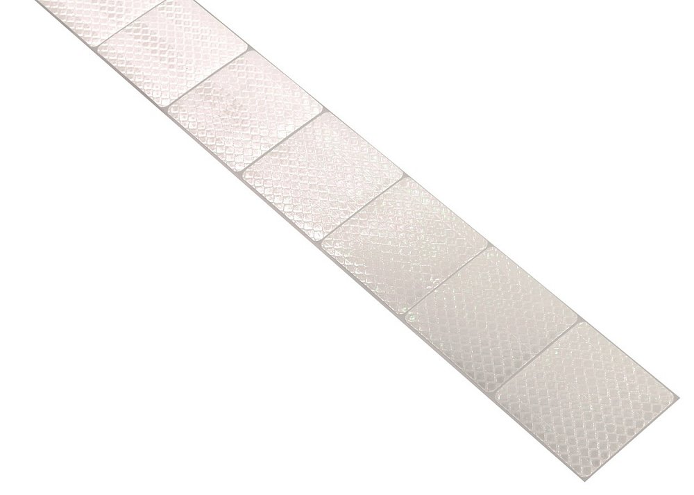 Samolepiaca páska reflexná delená 3M 1m x 5cm biela