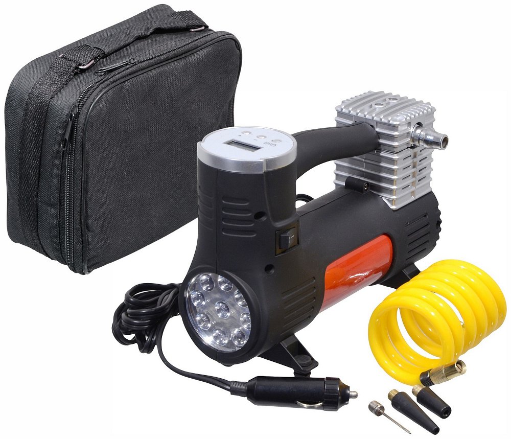 Kompresor 12V POWER BULL s LED svetlom