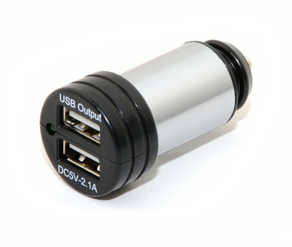 Zástrčka USB 12-24V 5V/2100mA E homologácia