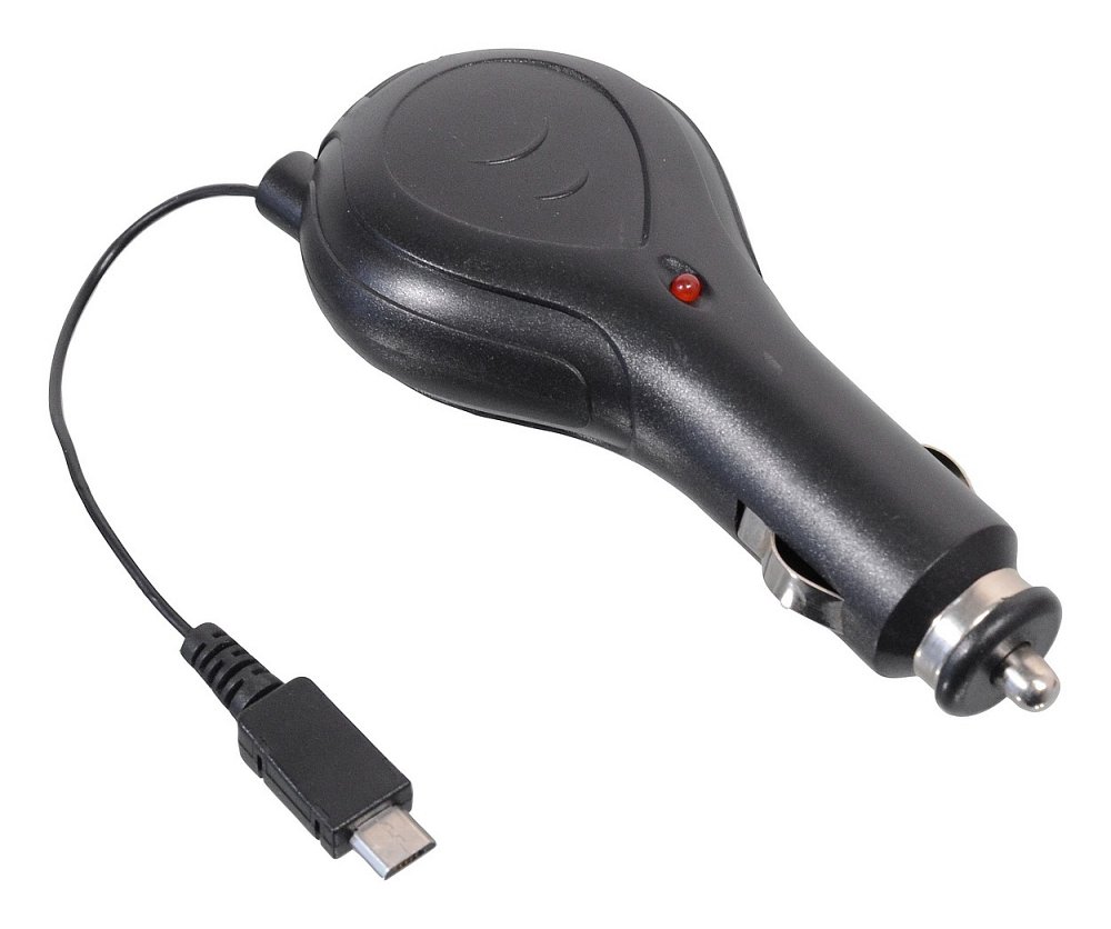 Nabíjačka telefónu 12/24V MICRO USB navíjacia