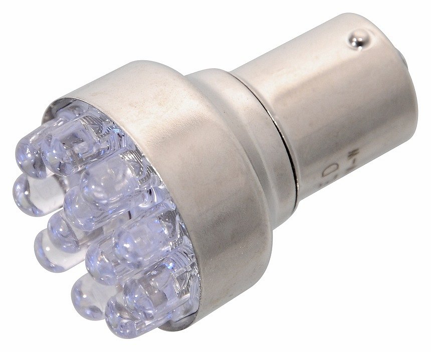 Žiarovka 12LED 12V Ba15s biela