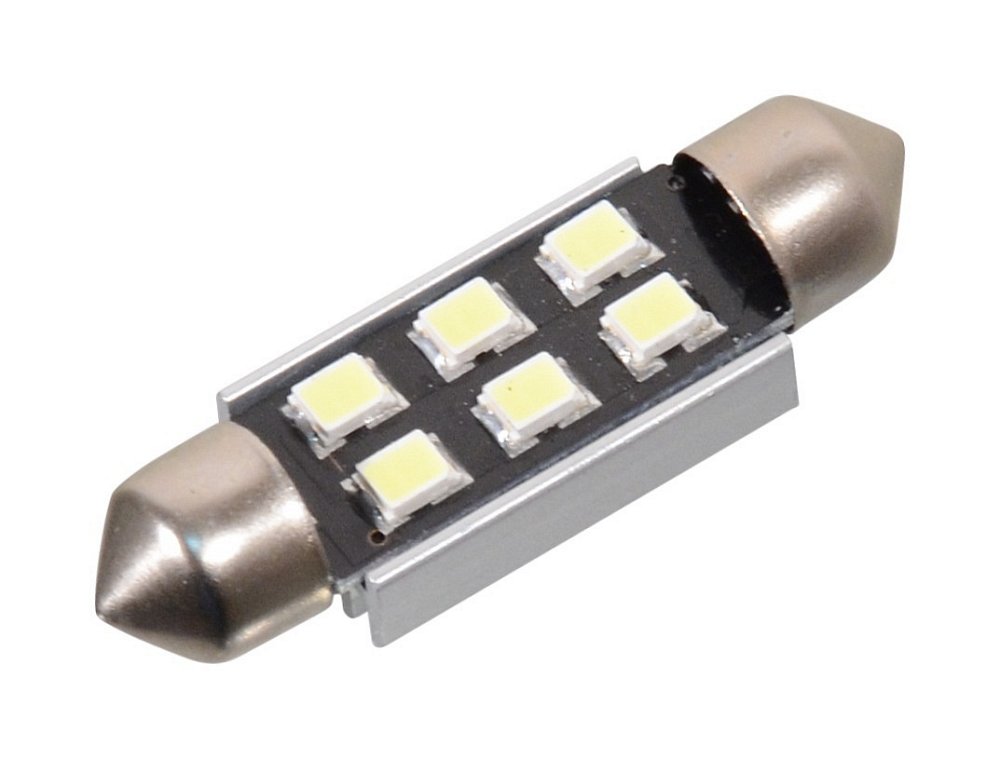 Žiarovka 6 SMD LED 12V suf. SV8.5 CAN-BUS biela