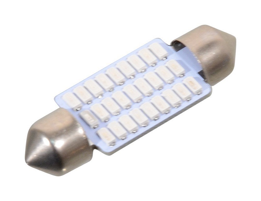 Žiarovka 27 SMD LED suf. SV8.5 modrá