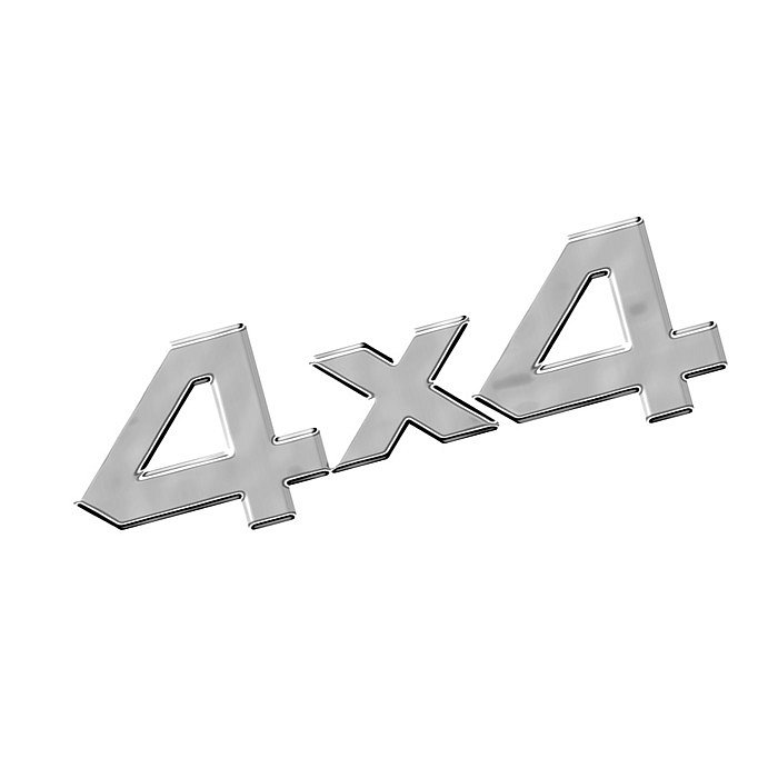 Znak 4x4 samolepiaci PLASTIC