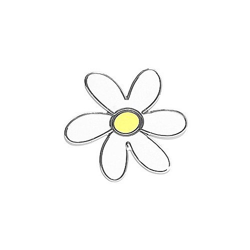 Znak SMALL FLOWER samolepiaci PLASTIC