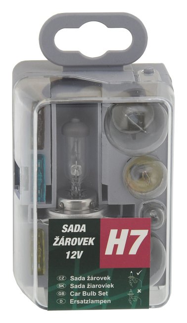 Žiarovky servisný box univerzálny H7 GREEN