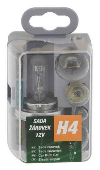 Žiarovky servisný box univerzálny H4 GREEN