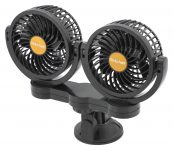 Ventilátor MITCHELL DUO 2x108mm 24V na prísavku