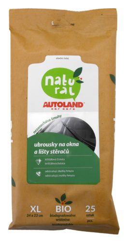 Ubrousky na sklo a stěrače NATURAL ECO 25ks